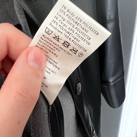 Nanushka Naum button up faux leather shirt - Picture 8 of 8